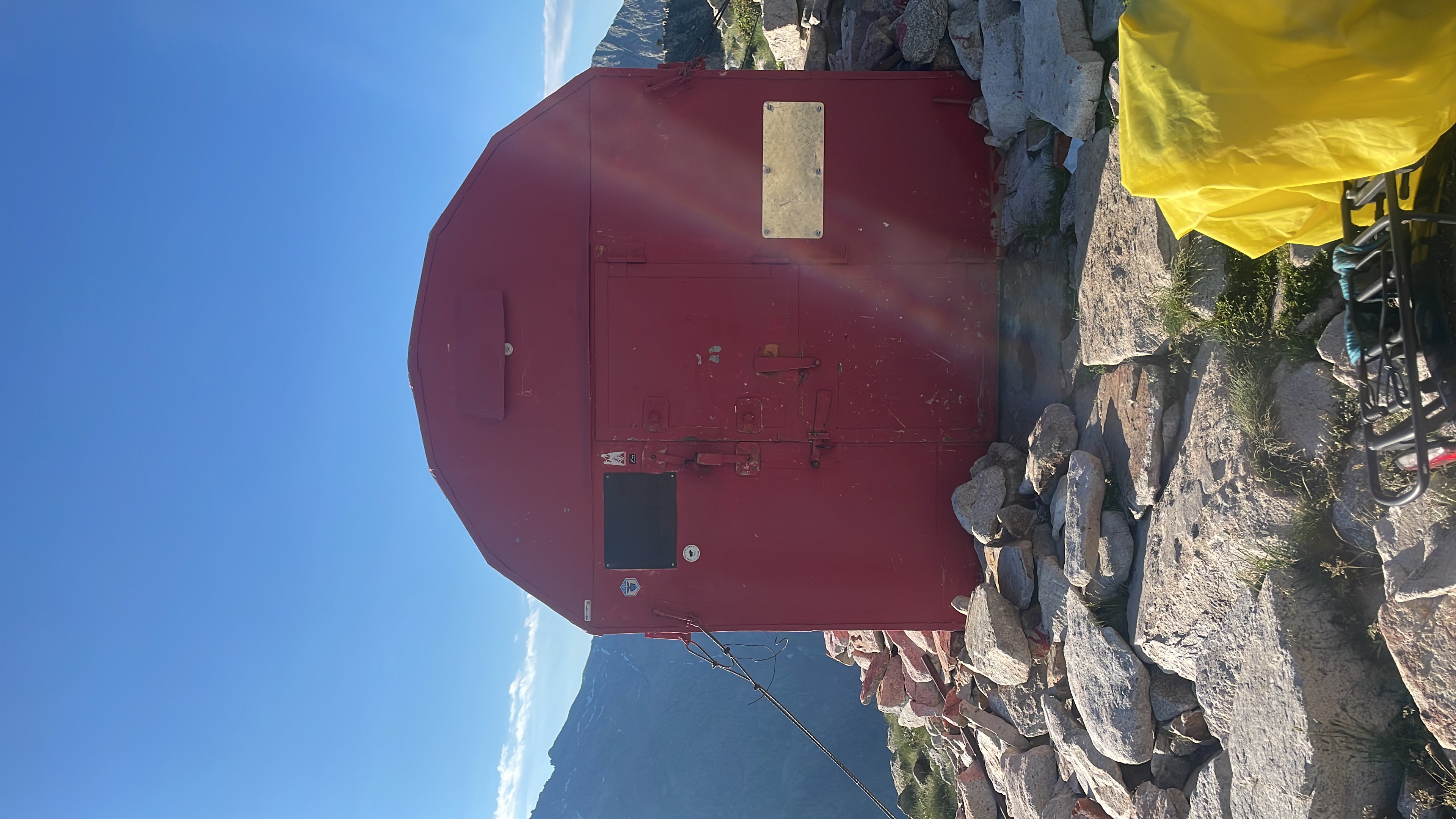 Abschied Biwakhütte